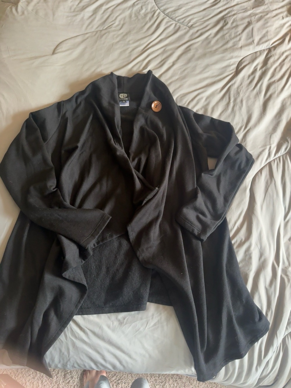 Bobeau draped cardigan/wrap (XS)